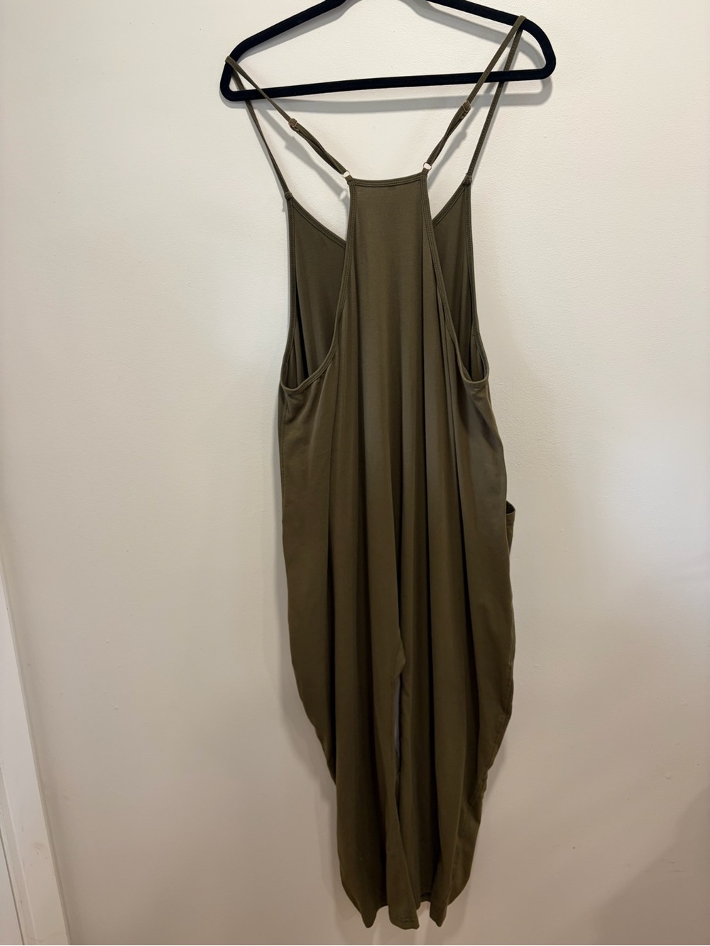 Tabitha Webb  Olive Green Women's Relaxed Jumpsuit Dress
#0114